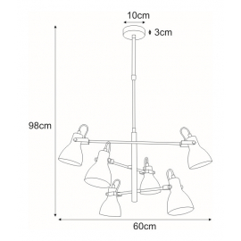 Lampa sufitowa K-8108 KANTI