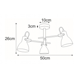 Lampa sufitowa K-8110 KANTI