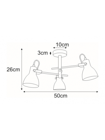 Lampa sufitowa K-8110 KANTI