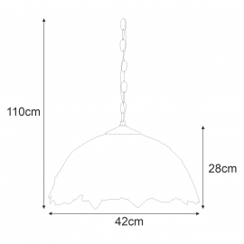 Lampa wisząca K-P161420 FARINA