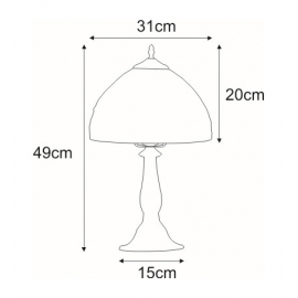 Lampka stołowa / nocna K-G121551 SARGAN