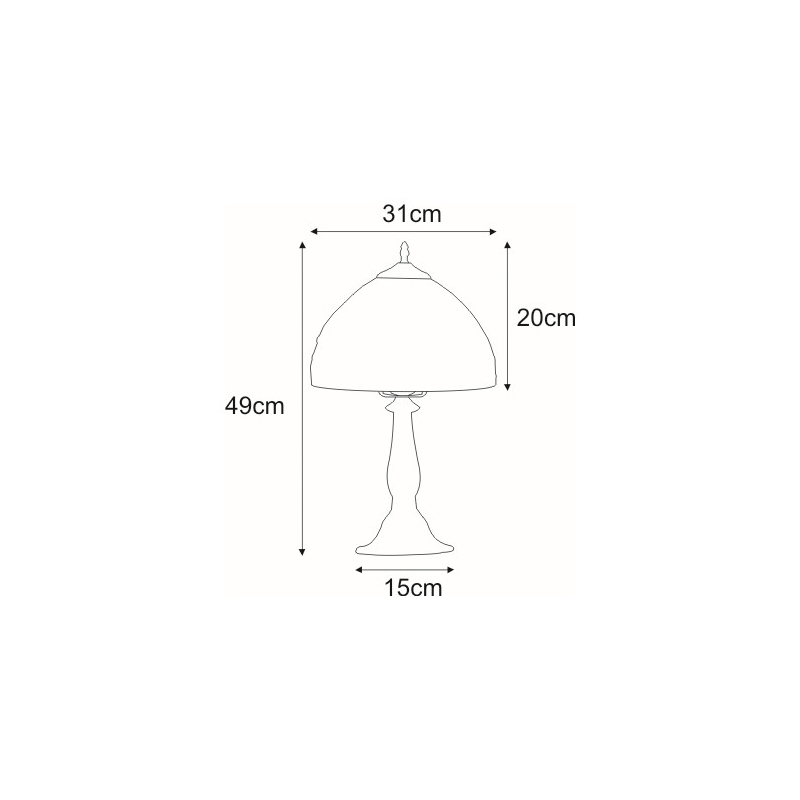 Lampka stołowa / nocna K-G121551 SARGAN