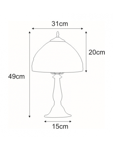 Lampka stołowa / nocna K-G121551 SARGAN
