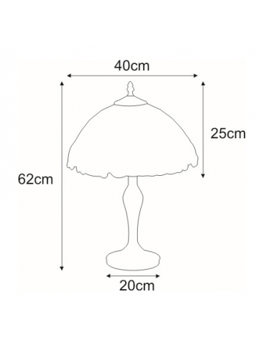 Lampka stołowa / nocna K-G162166 PAPI