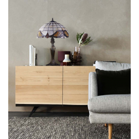 Lampka stołowa / nocna K-G161122 WITRAŻ