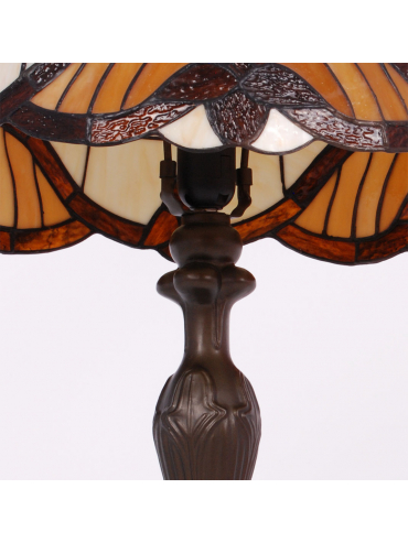 Lampka stołowa / nocna K-G161122 WITRAŻ