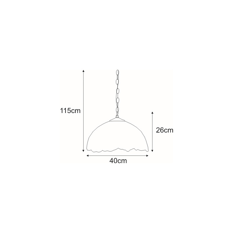 Lampa wisząca K-P161122 WITRAŻ