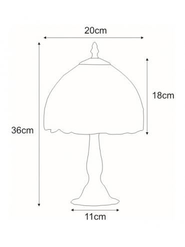 Lampka stołowa / nocna K-G08529 TECO