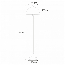 Lampa podłogowa K-F182208 TIFANY