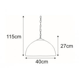 Lampa wisząca K-P162208 TIFANY