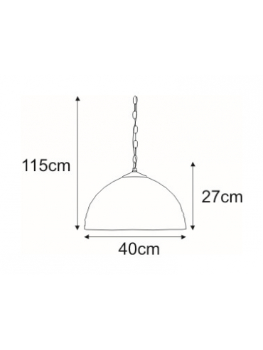 Lampa wisząca K-P162208 TIFANY
