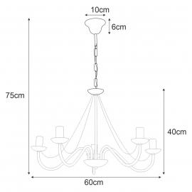 Lampa wisząca K-3996 BARTEZ II