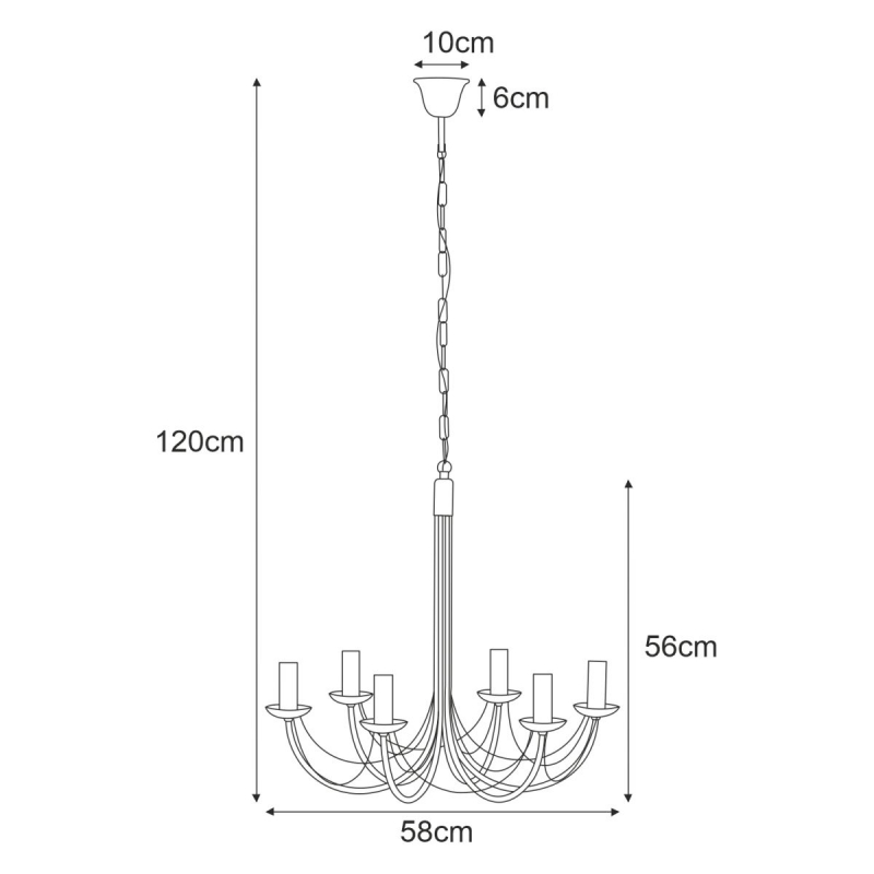 Lampa wisząca K-3520 PERSEO