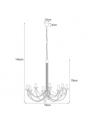 Lampa wisząca K-3521 PERSEO