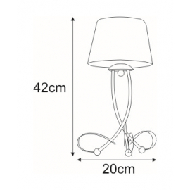 Lampka stołowa / nocna K-4083 SOFIA