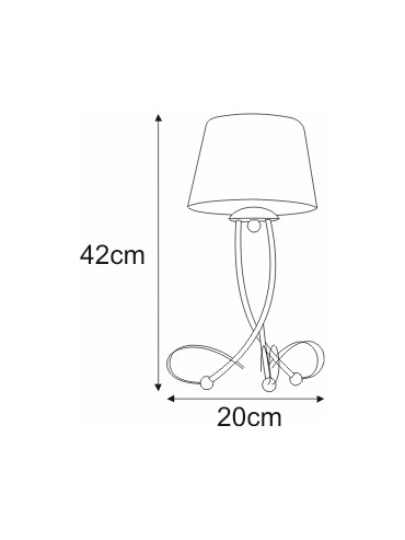 Lampka stołowa / nocna K-4083 SOFIA