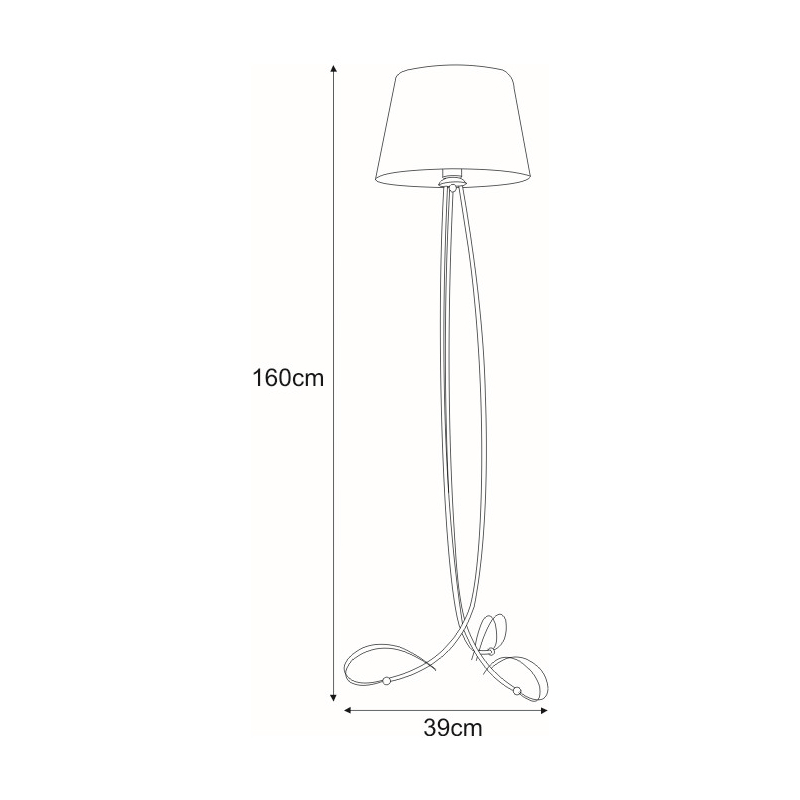 Lampa podłogowa K-4074 IRMA