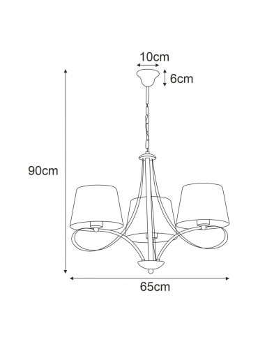 Lampa wisząca K-4070 IRMA