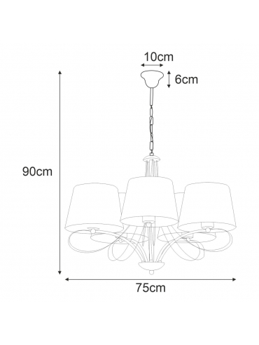 Lampa wisząca K-4071 IRMA