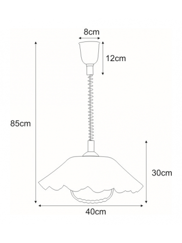 Lampa wisząca K-3276 MARIONA