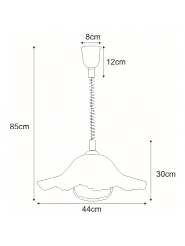 Lampa wisząca K-3264 LAMBADA