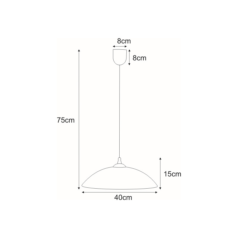 Lampa wisząca K-3513 UFO