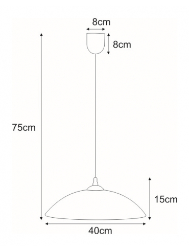 Lampa wisząca K-3513 UFO