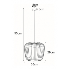 Lampa wisząca K-4102 EDEN