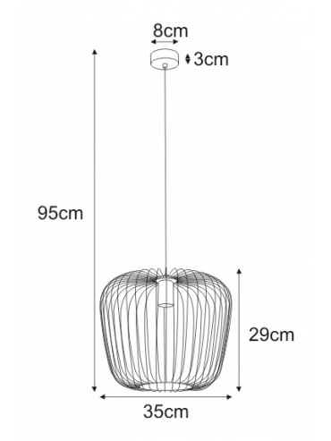 Lampa wisząca K-4102 EDEN