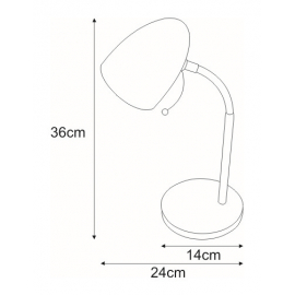 Lampka biurkowa K-MT-200 RÓŻOWY KAJTEK