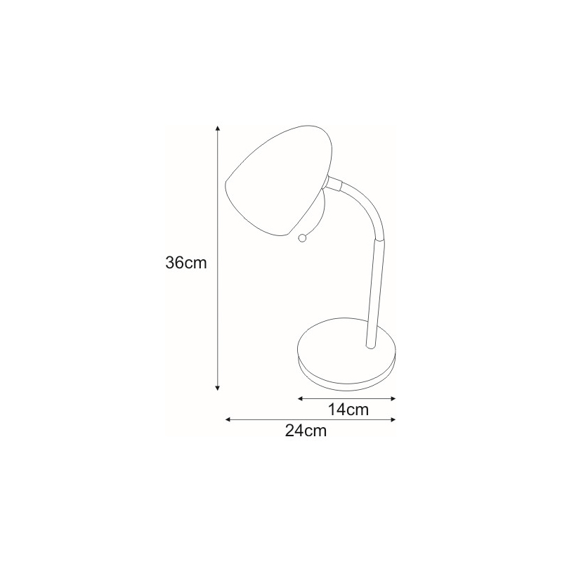 Lampka biurkowa K-MT-200 TURKUSOWY KAJTEK