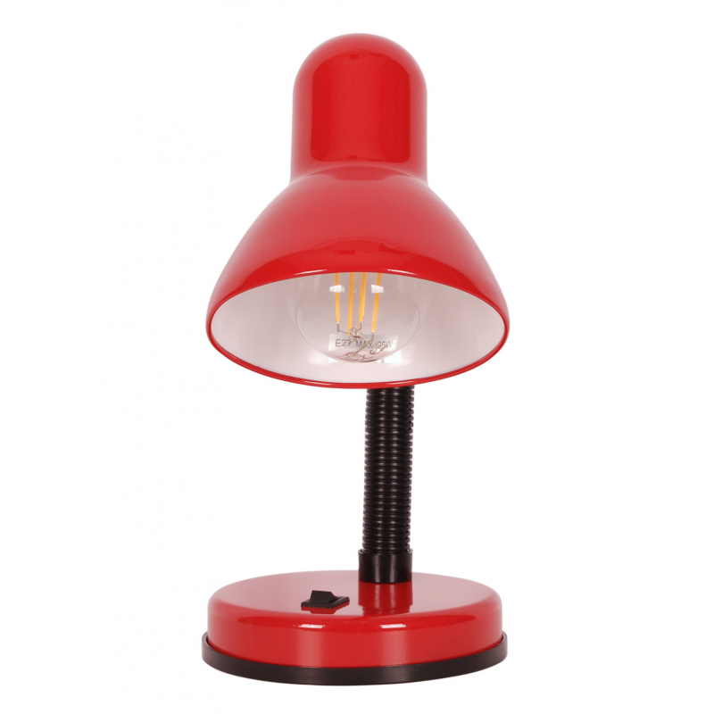 Lampka biurkowa K-MT-203 CZERWONY CARIBA