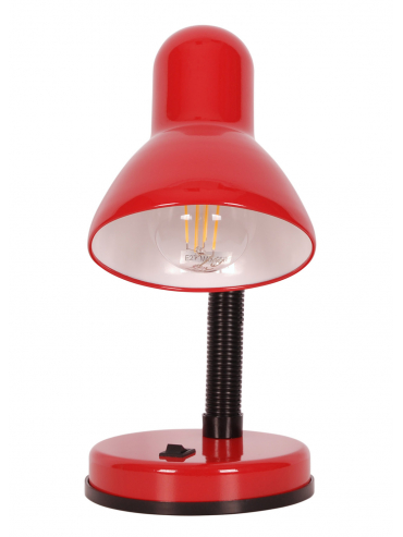 Lampka biurkowa K-MT-203 CZERWONY CARIBA