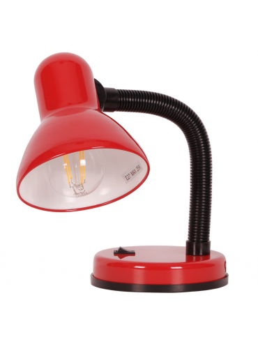Lampka biurkowa K-MT-203 CZERWONY CARIBA