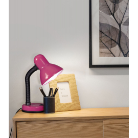 Lampka biurkowa K-MT-203 RÓŻOWY CARIBA
