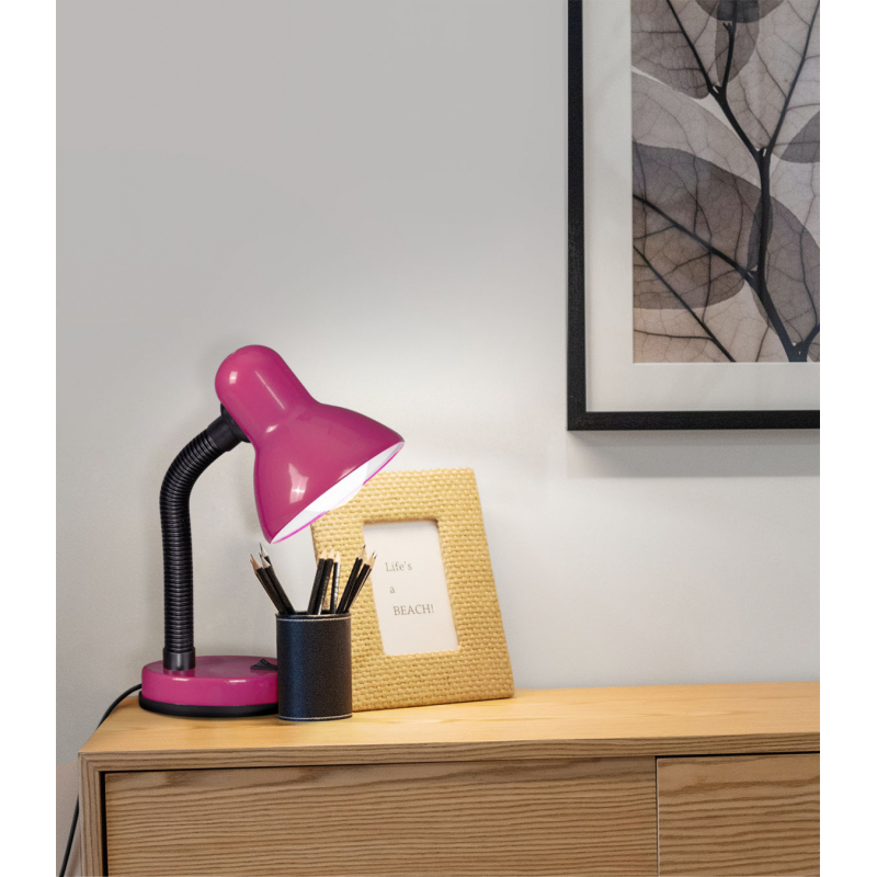 Lampka biurkowa K-MT-203 RÓŻOWY CARIBA