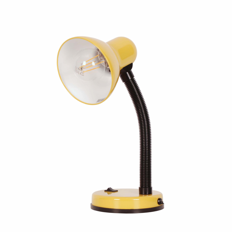 Lampka biurkowa K-MT-203 ŻÓŁTY CARIBA