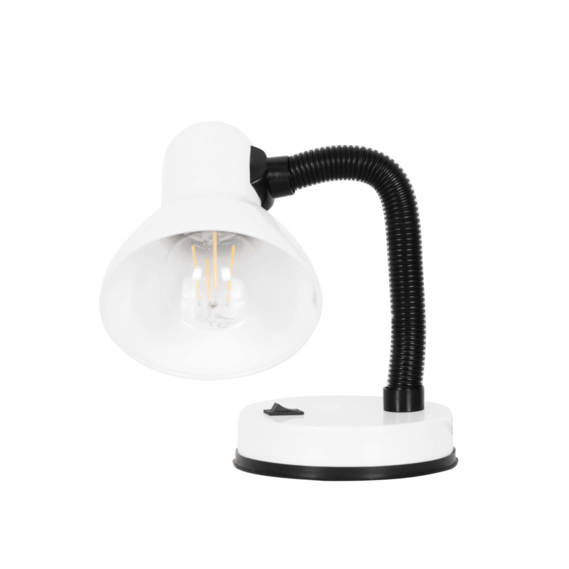 Lampka biurkowa K-MT-203 BIAŁY CARIBA