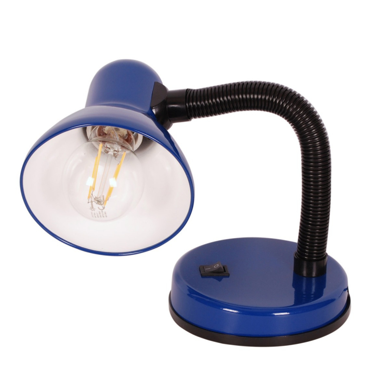 Lampka biurkowa K-MT-203 NIEBIESKI CARIBA