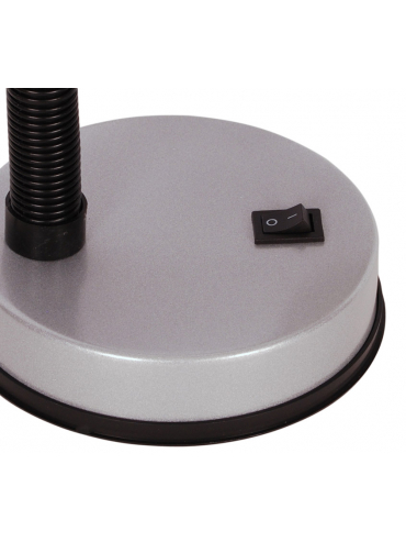 Lampka biurkowa K-MT-203 SREBRNY CARIBA