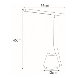 Lampka biurkowa K-BL1066 BIAŁY KIKI