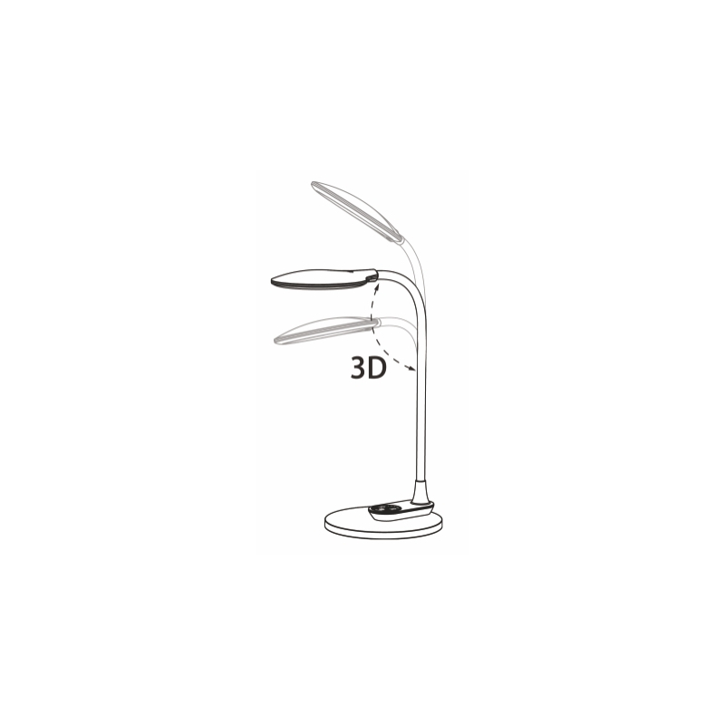 Lampka biurkowa K-BL1033 CZARNY DIDI