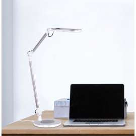 Lampka biurkowa K-BL1221 SREBRNY ALETTE