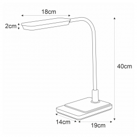 Lampka biurkowa K-BL1027 BIAŁY IKA