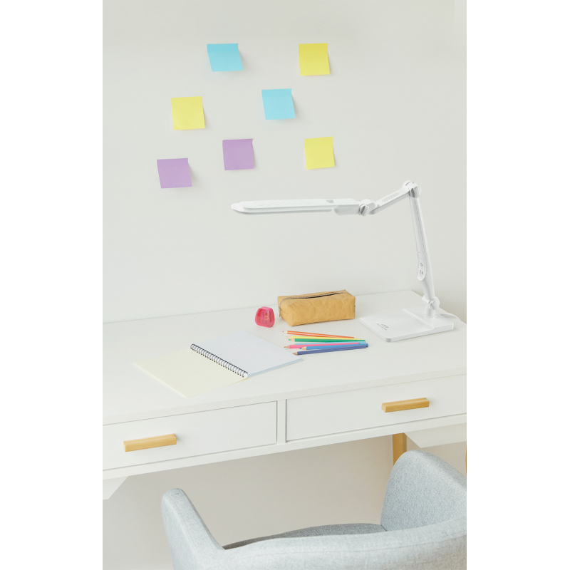 Lampka biurkowa K-BL1207 BIAŁY MICA