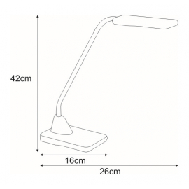 Lampka biurkowa K-BL1205 CZERWONY TYMEK