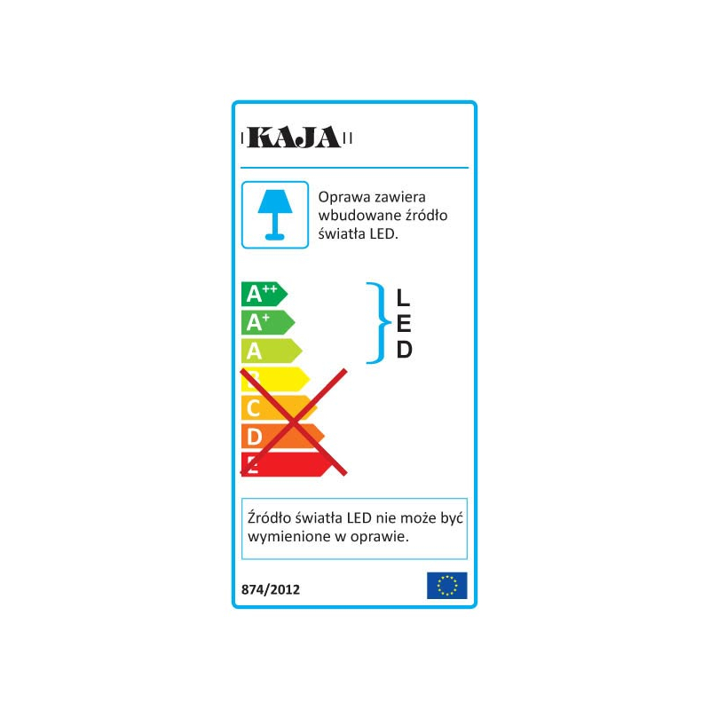 Lampka biurkowa K-BL1208 BIAŁY SOLO