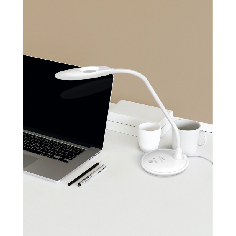 Lampka biurkowa K-BL1208 BIAŁY SOLO