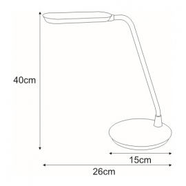 Lampka biurkowa K-BL1208 CZERWONY SOLO