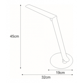 Lampka biurkowa K-BL1201 CZERWONY DUO